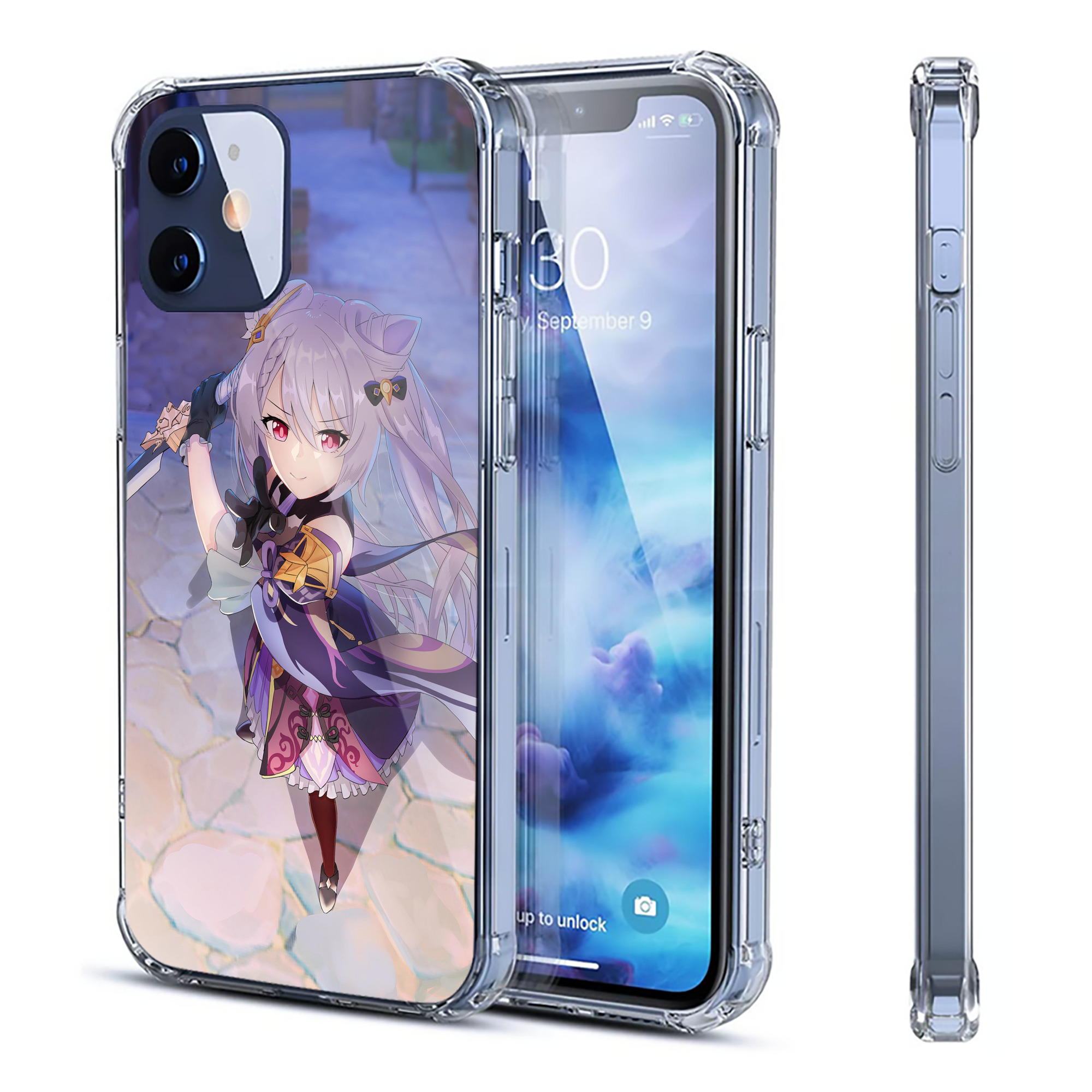 げんし神 genshin 【iPhone 12シリーズ対応】透明スマホケース（クリアソフトケース）